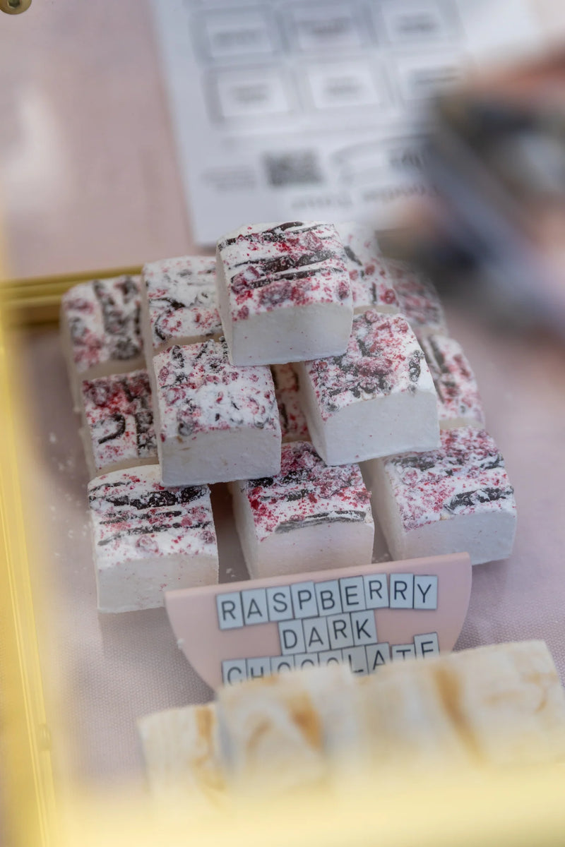 Tms Marshmallow Raspberry Raspberry Dark Chocolate Marshmallows – Urban Jungle CBR